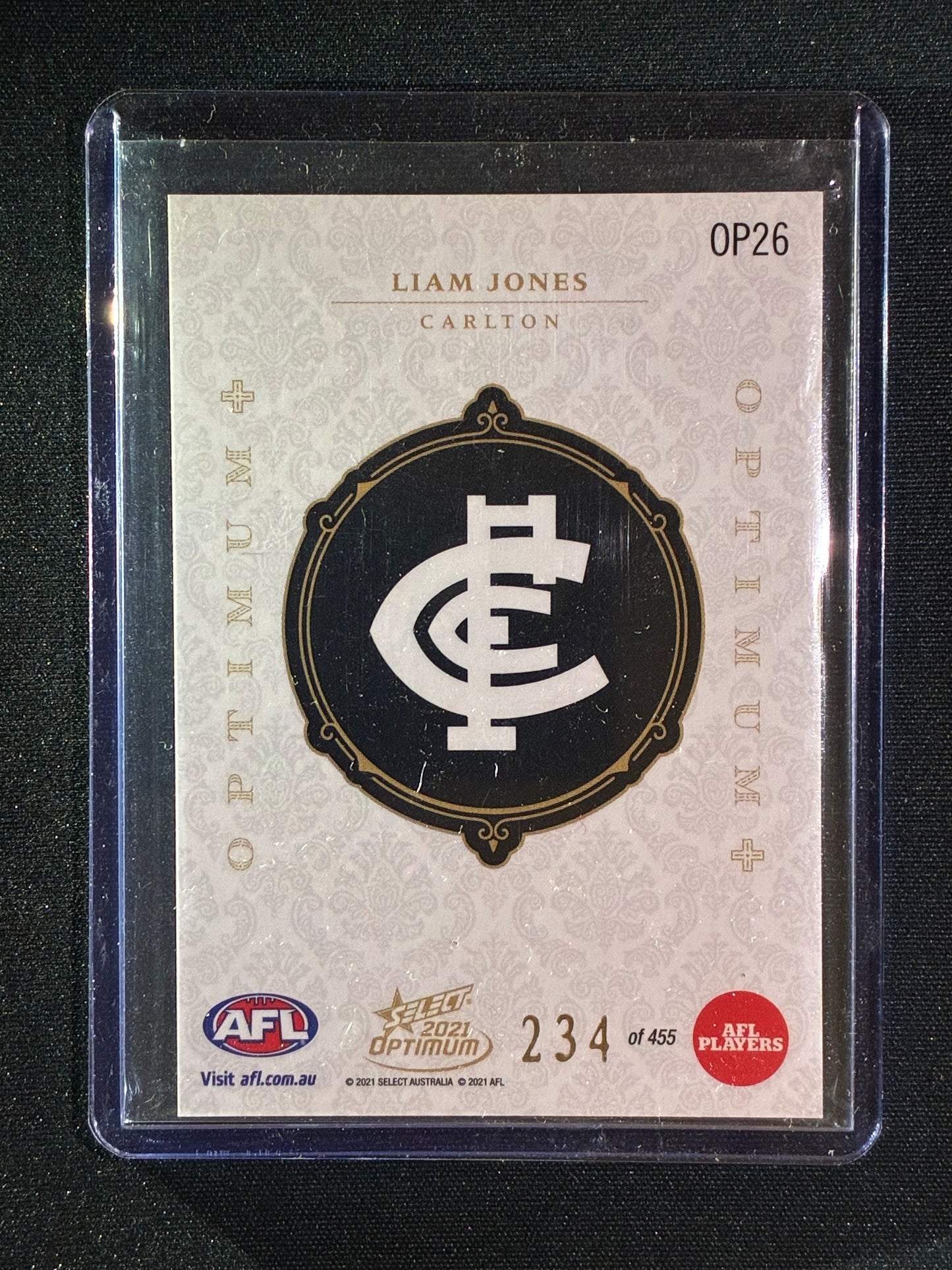 2021 Optimum LIAM JONES Optimum+ Plus 234/455