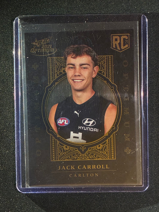 2021 Optimum JACK CARROLL Rookie Optimum+ Plus 302/455