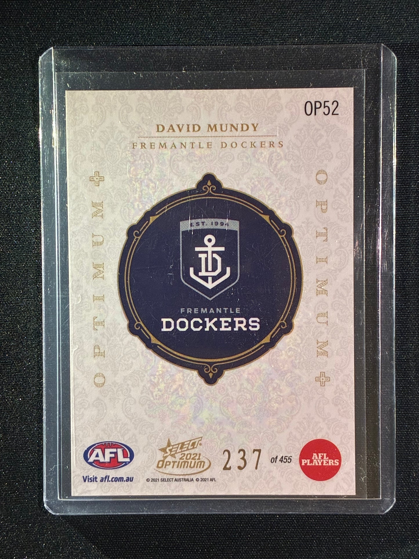 2021 Optimum DAVID MURPHY Optimum+ Plus 237/455