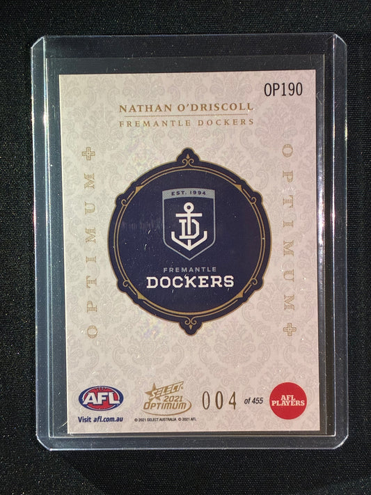 2021 Optimum NATHAN O'DRISCOLL Rookie Optimum+ Plus 004/455