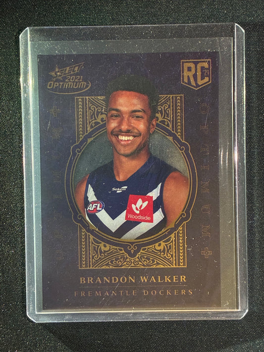 2021 Optimum BRANDON WALKER Rookie Optimum+ Plus 133/455