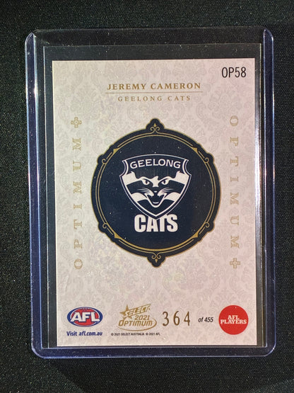 2021 Optimum JEREMY CAMERON Optimum+ Plus 364/455