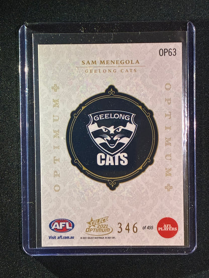 2021 Optimum SAM MENEGOLA Optimum+ Plus 346/455