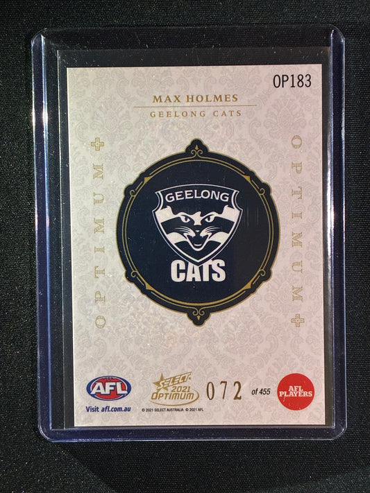 2021 Optimum MAX HOLMES Rookie Optimum+ Plus 72/455