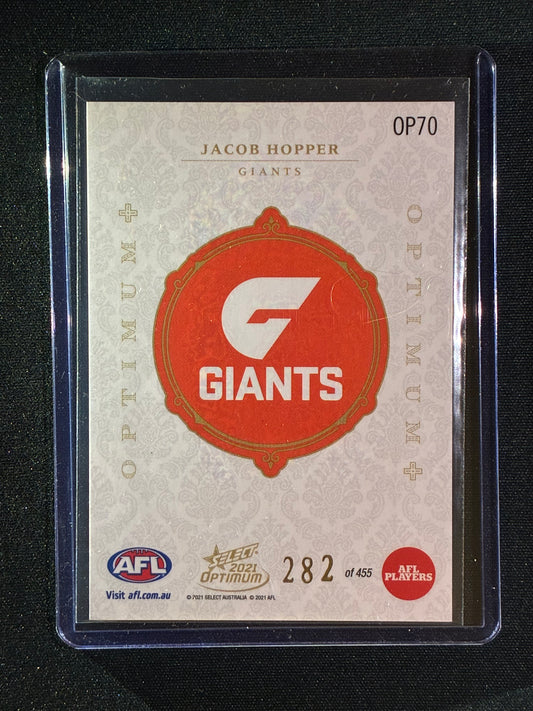 2021 Optimum JACOB HOPPER Optimum+ Plus 282/455