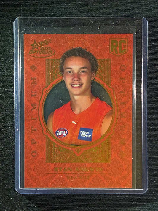 2021 Optimum RYAN ANGWIN Rookie Optimum+ Plus 166/455