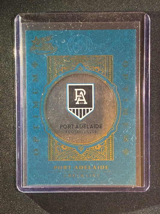 2021 Optimum PORT ADELAIDE POWER LOGO CHECKLIST Optimum+ Plus 156/455