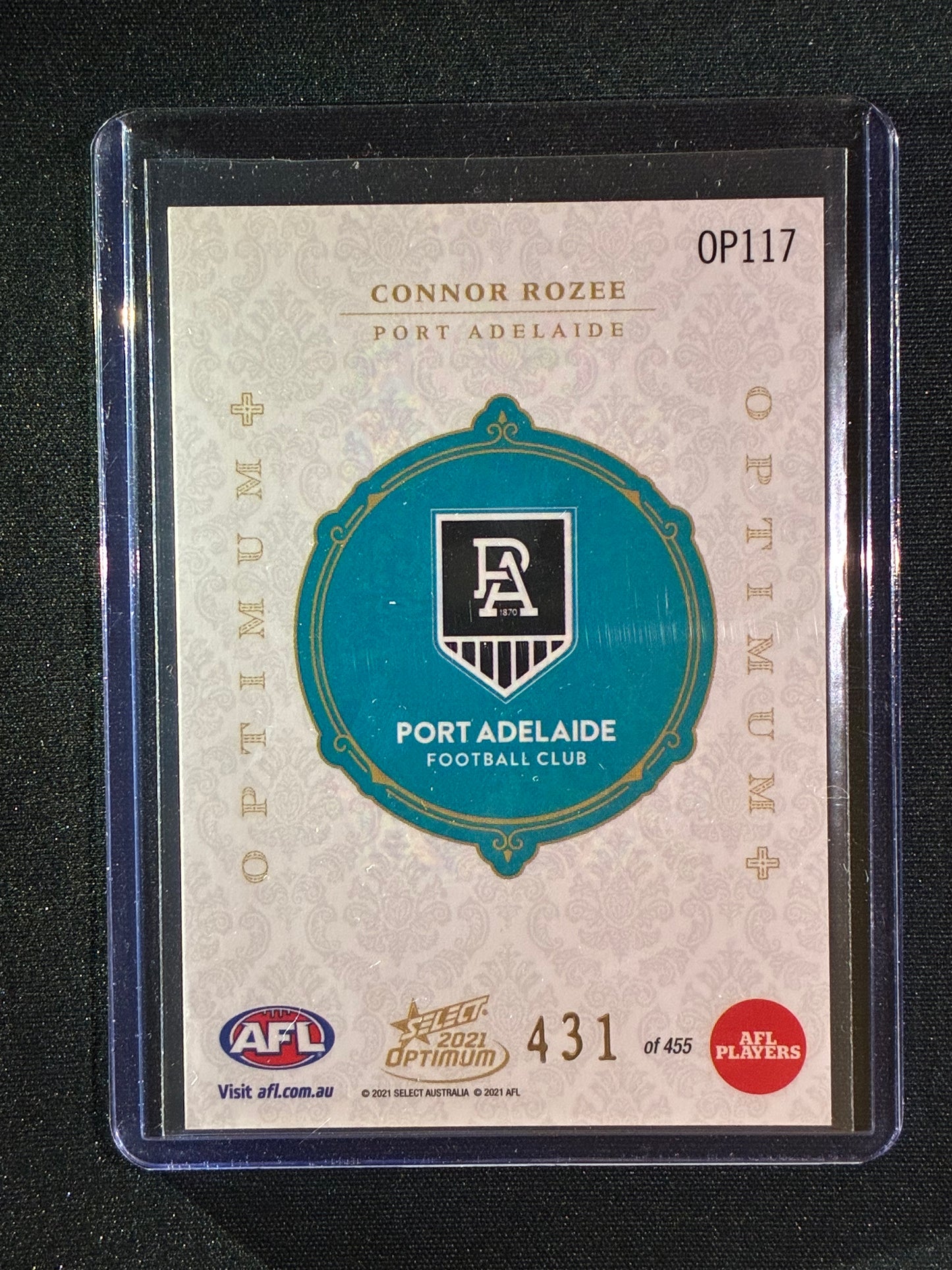 2021 Optimum CONNOR ROZEE Optimum+ Plus 431/455