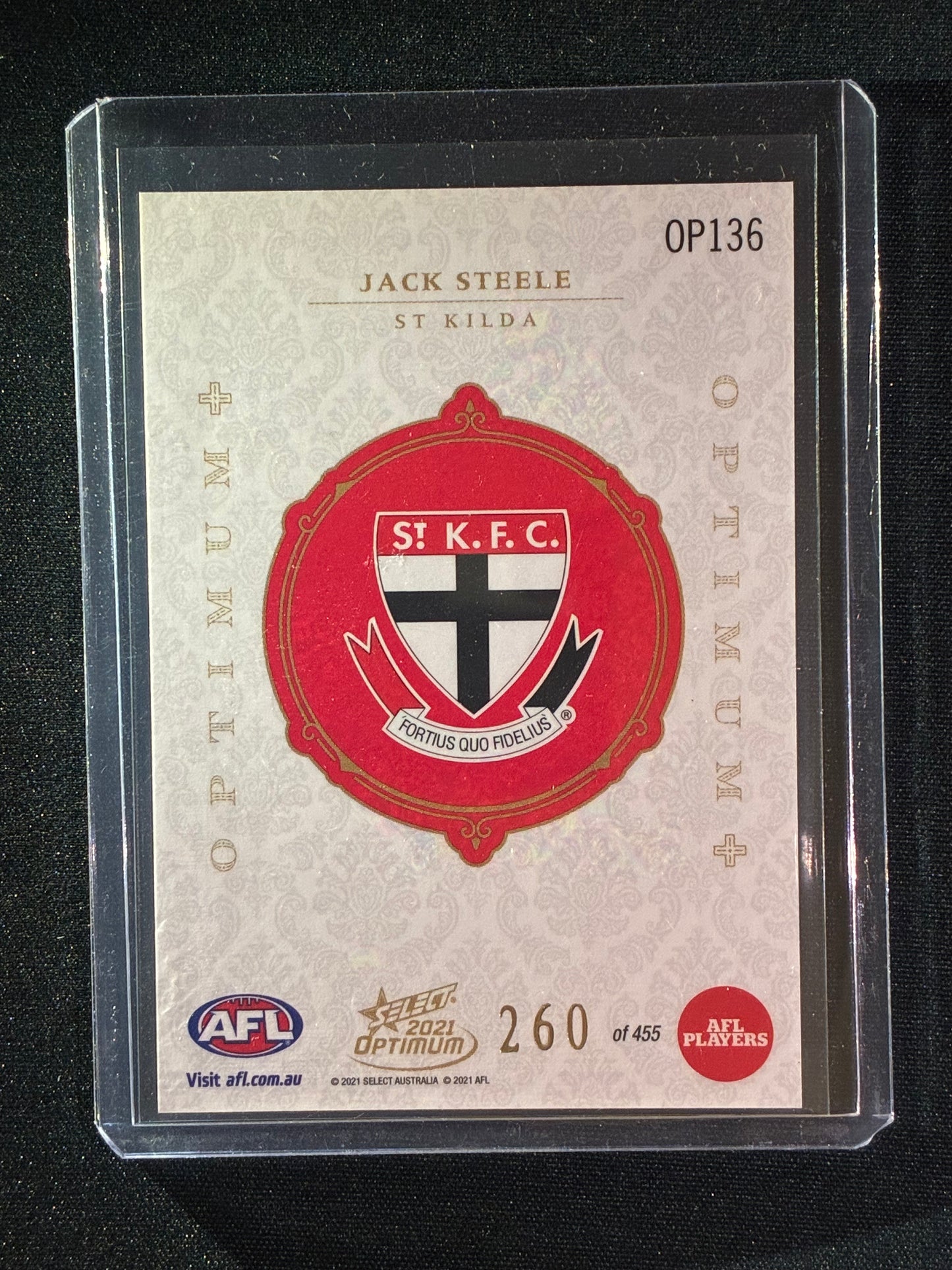 2021 Optimum JACK STEELE Optimum+ Plus 260/455