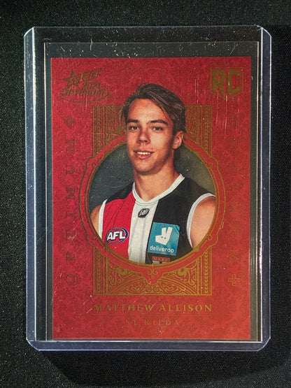 2021 Optimum MATTHEW ALLISON Rookie Optimum+ Plus 114/455