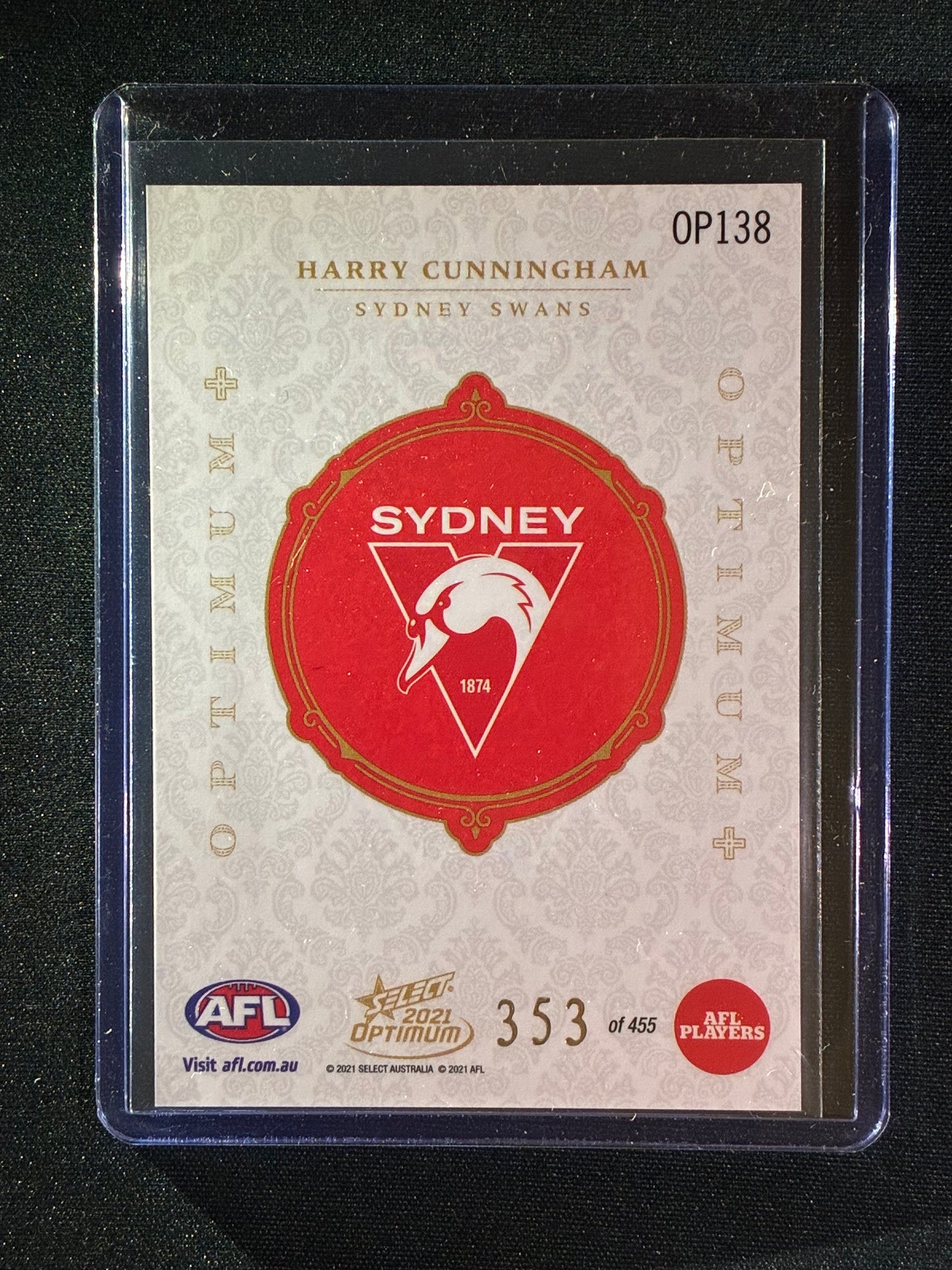 2021 Optimum HARRY CUNNINGHAM Optimum+ Plus 353/455