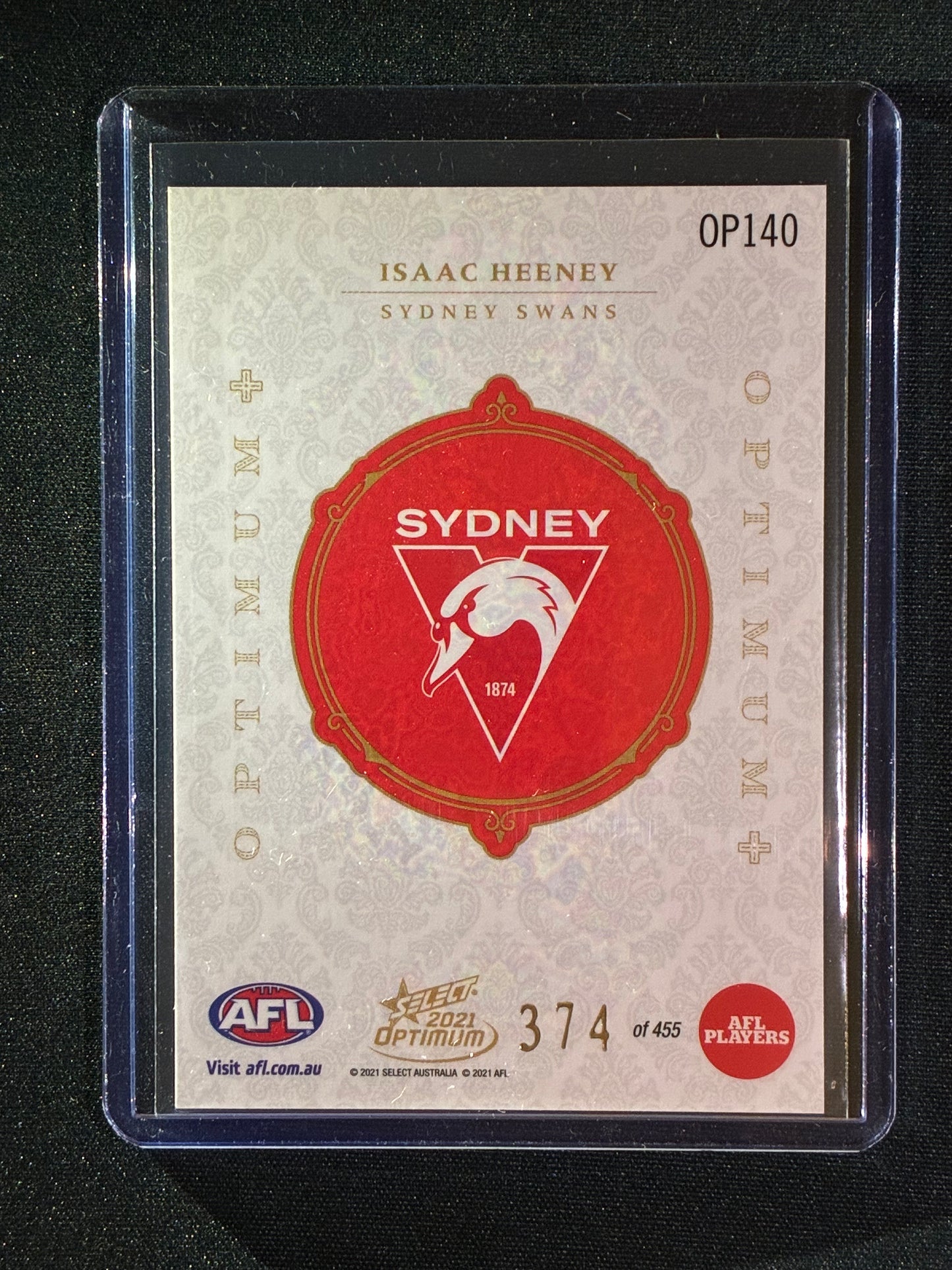 2021 Optimum ISAAC HEENEY Optimum+ Plus 374/455