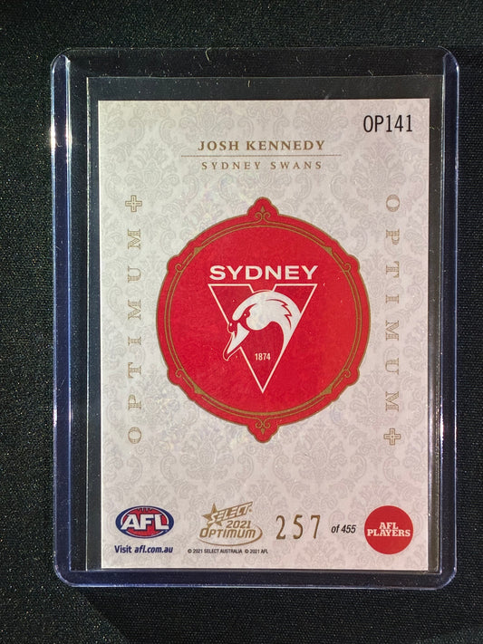 2021 Optimum JOSH KENNEDY Optimum+ Plus 257/455