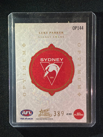 2021 Optimum LUKE PARKER Optimum+ Plus 389/455