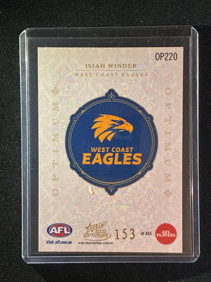 2021 Optimum ISAIAH WINDER Rookie Optimum+ Plus 153/455