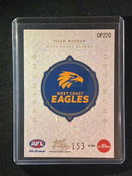 2021 Optimum ISAIAH WINDER Rookie Optimum+ Plus 153/455