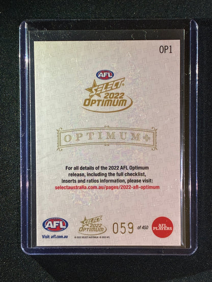 2022 Optimum CHECKLIST HEADER Optimum+ Plus 59/450