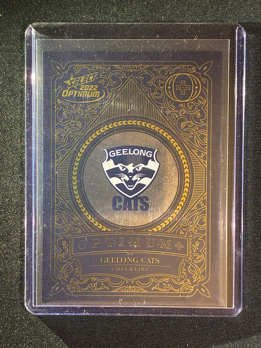 2022 Optimum GEELONG CATS LOGO CHECKLIST Optimum+ Plus 63/450