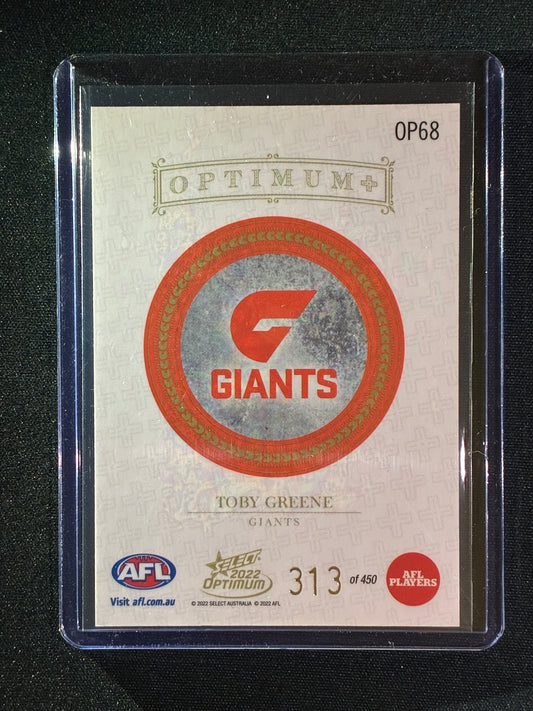 2022 Optimum TOBY GREENE Optimum+ Plus 313/450