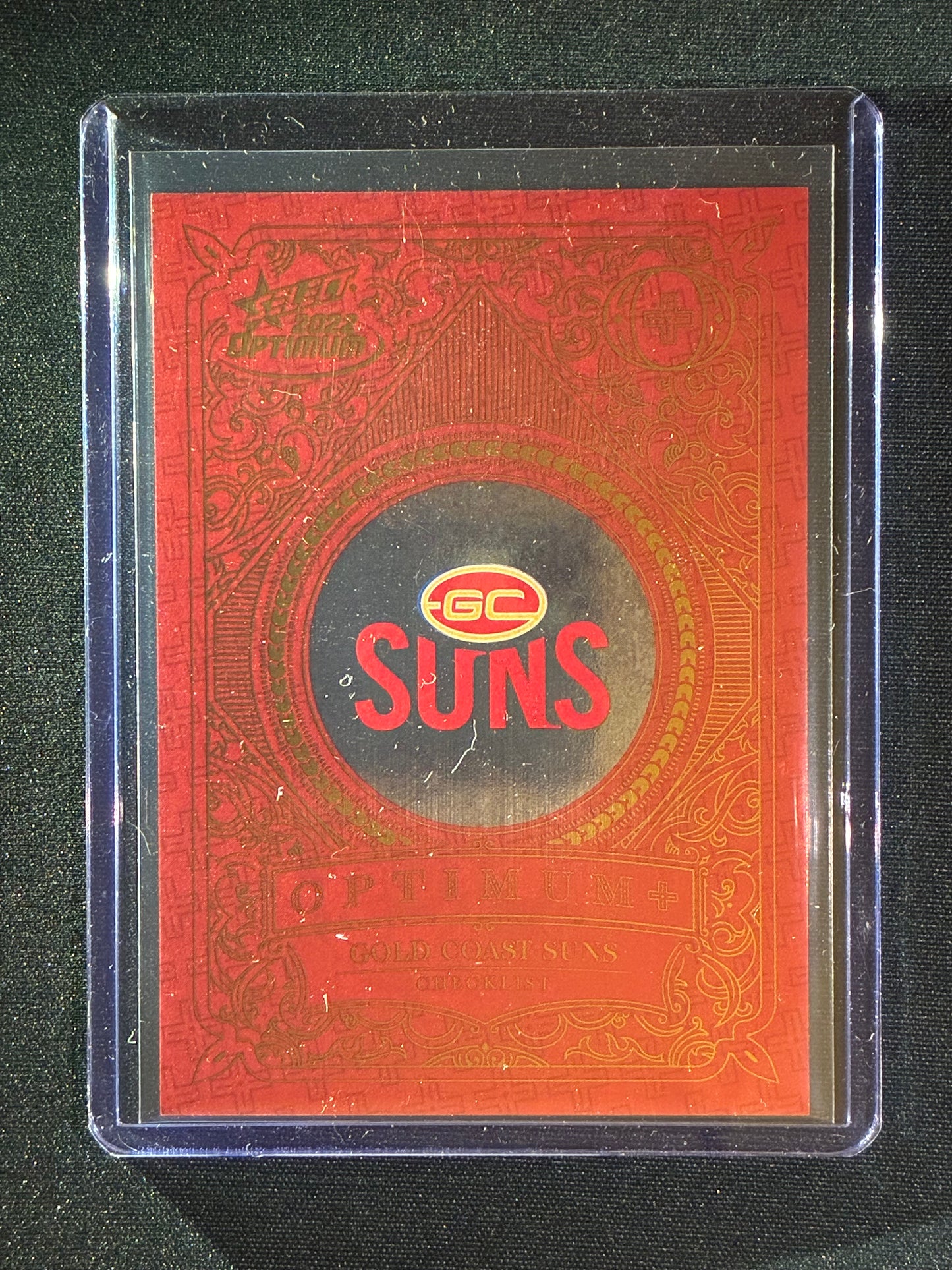 2022 Optimum GOLD COAST SUNS LOGO CHECKLIST Optimum+ Plus 448/450