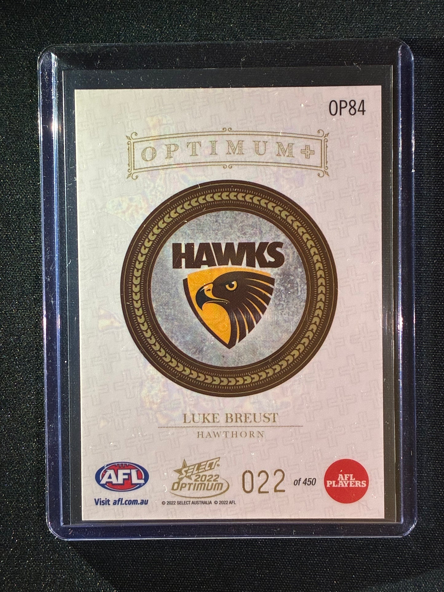 2022 Optimum LUKE BRUEST Optimum+ Plus 22/450 1/1