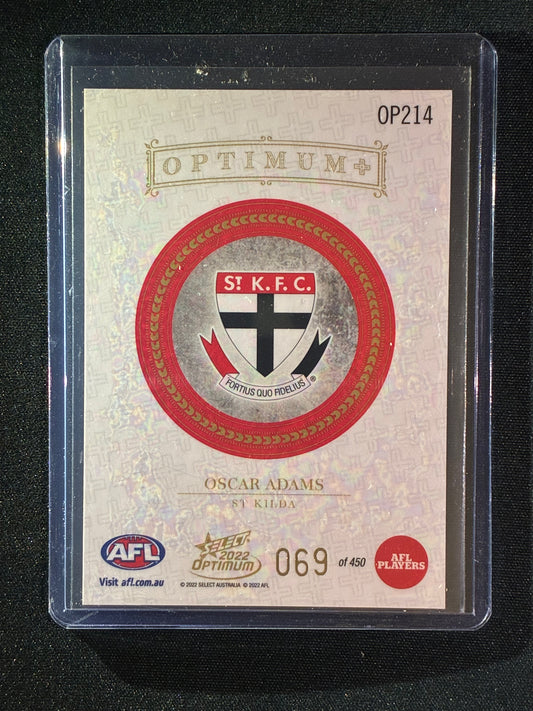2022 Optimum OSCAR ADAMS Rookie Optimum+ Plus 69/450