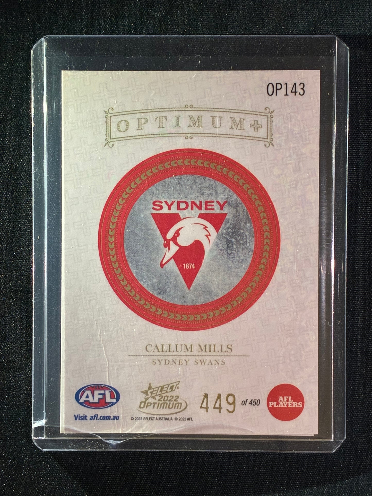 2022 Optimum NICK BLAKEY Optimum+ Plus 449/450