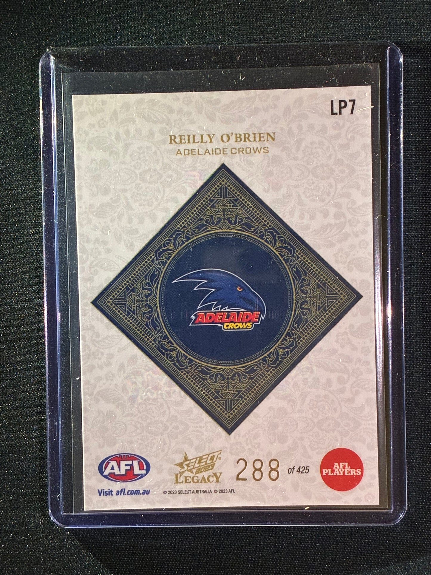 2023 Legacy REILLY O'BRIEN Legacy Plus 288/425