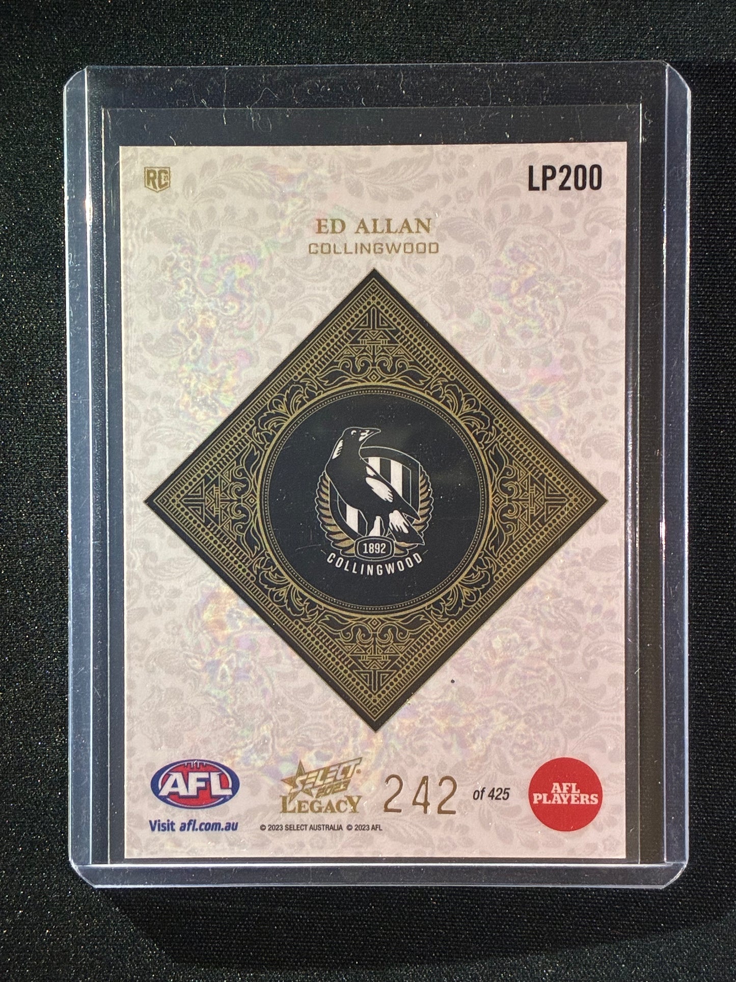 2023 Legacy ED ALLAN Rookie Legacy Plus 242/425