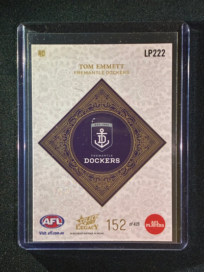 2023 Legacy TOM EMMETT Rookie Legacy Plus 152/425