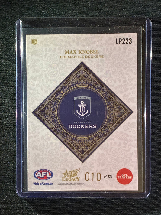 2023 Legacy MAX KNOBEL Rookie Legacy Plus 10/425