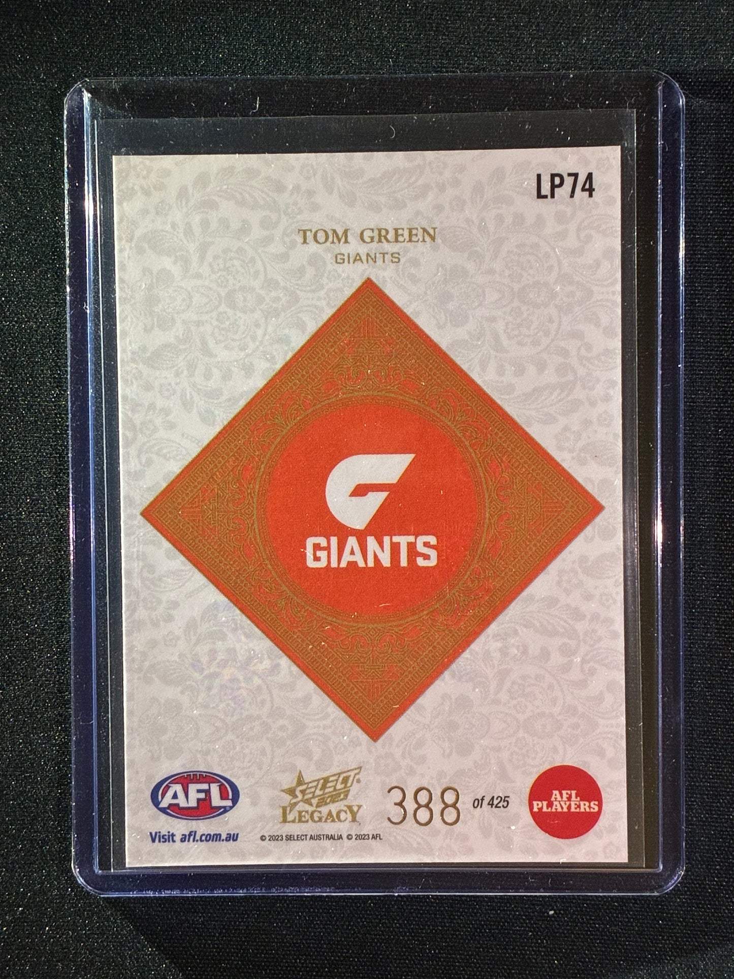 2023 Legacy TOM GREEN Legacy Plus 388/425