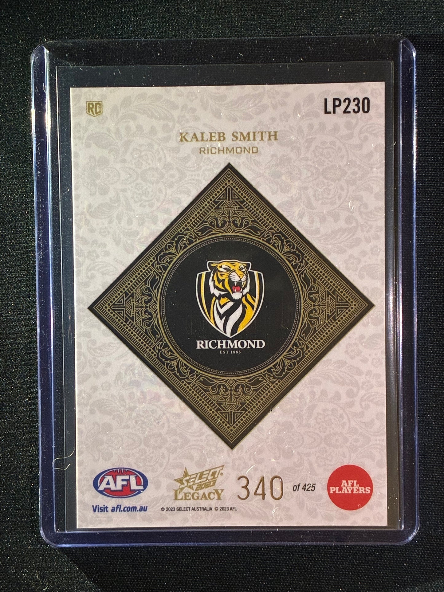 2023 Legacy KALEB SMITH Rookie Legacy Plus 340/425