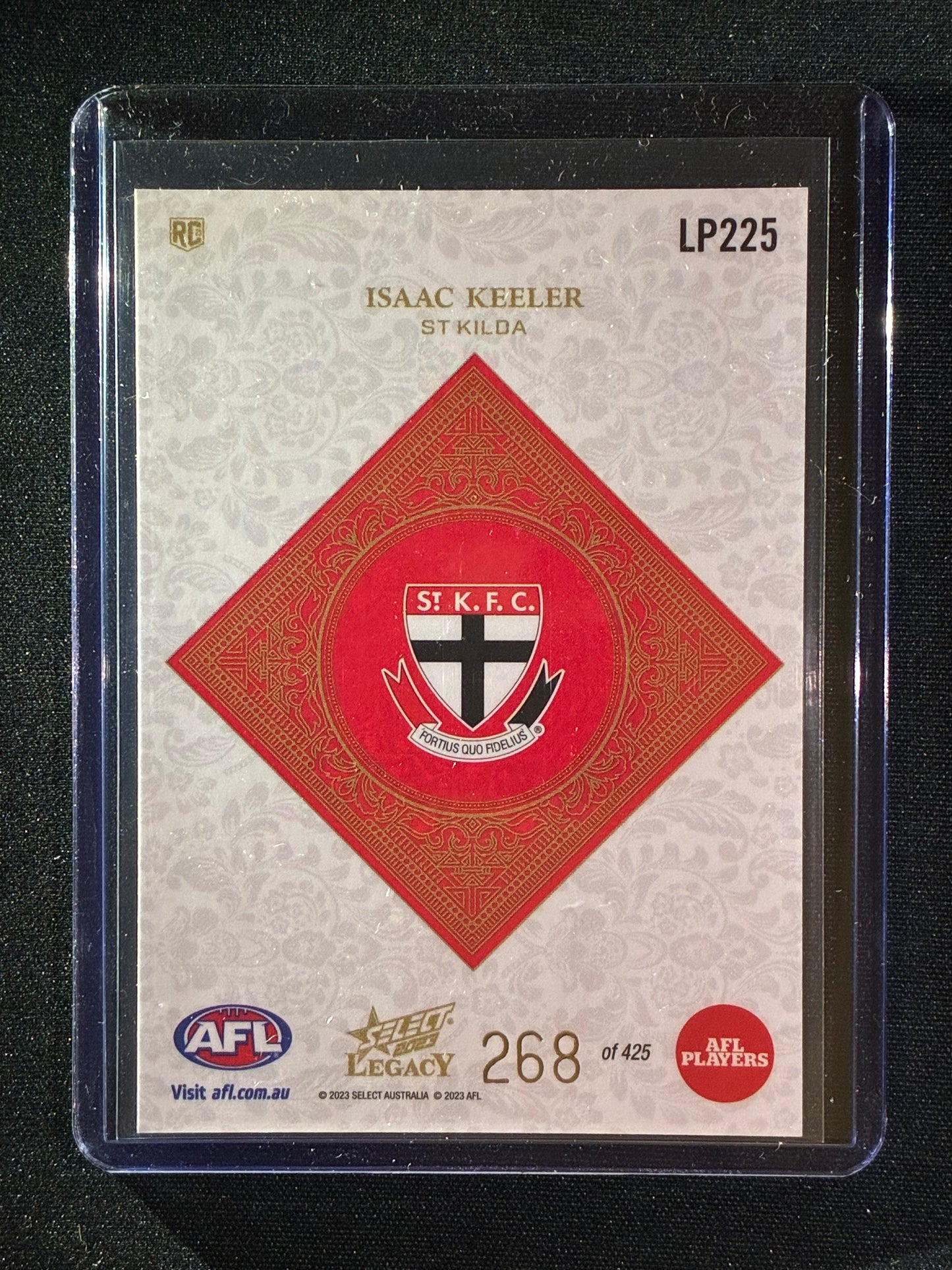 2023 Legacy ISAAC KEELER Rookie Legacy Plus 268/425