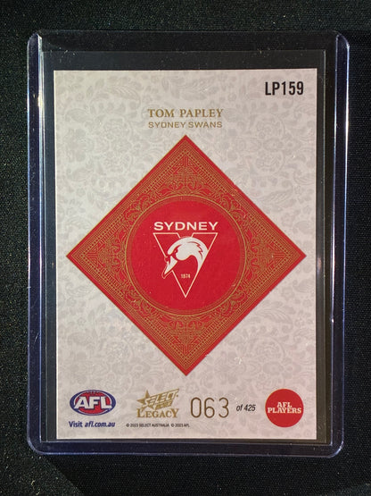 2023 Legacy TOM PAPLEY Legacy Plus 63/425