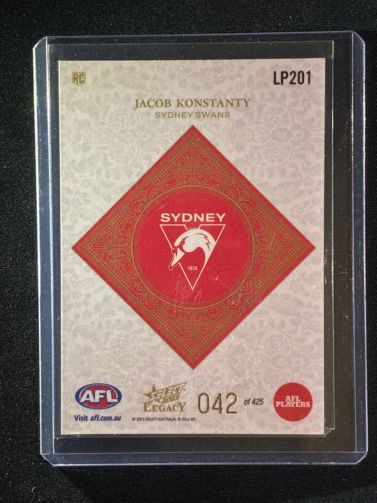 2023 Legacy JACOB KONSTANTY Rookie Legacy Plus 42/425