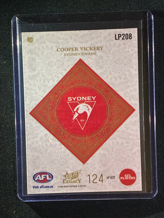 2023 Legacy COOPER VICKERY Rookie Legacy Plus 124/425
