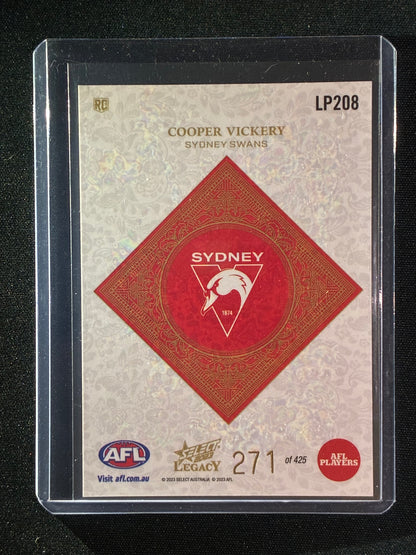 2023 Legacy COOPER VICKERY Rookie Legacy Plus 271/425