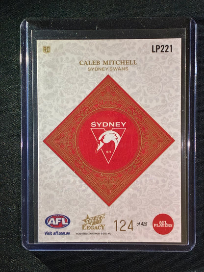 2023 Legacy CALEB MITCHELL Rookie Legacy Plus 124/425