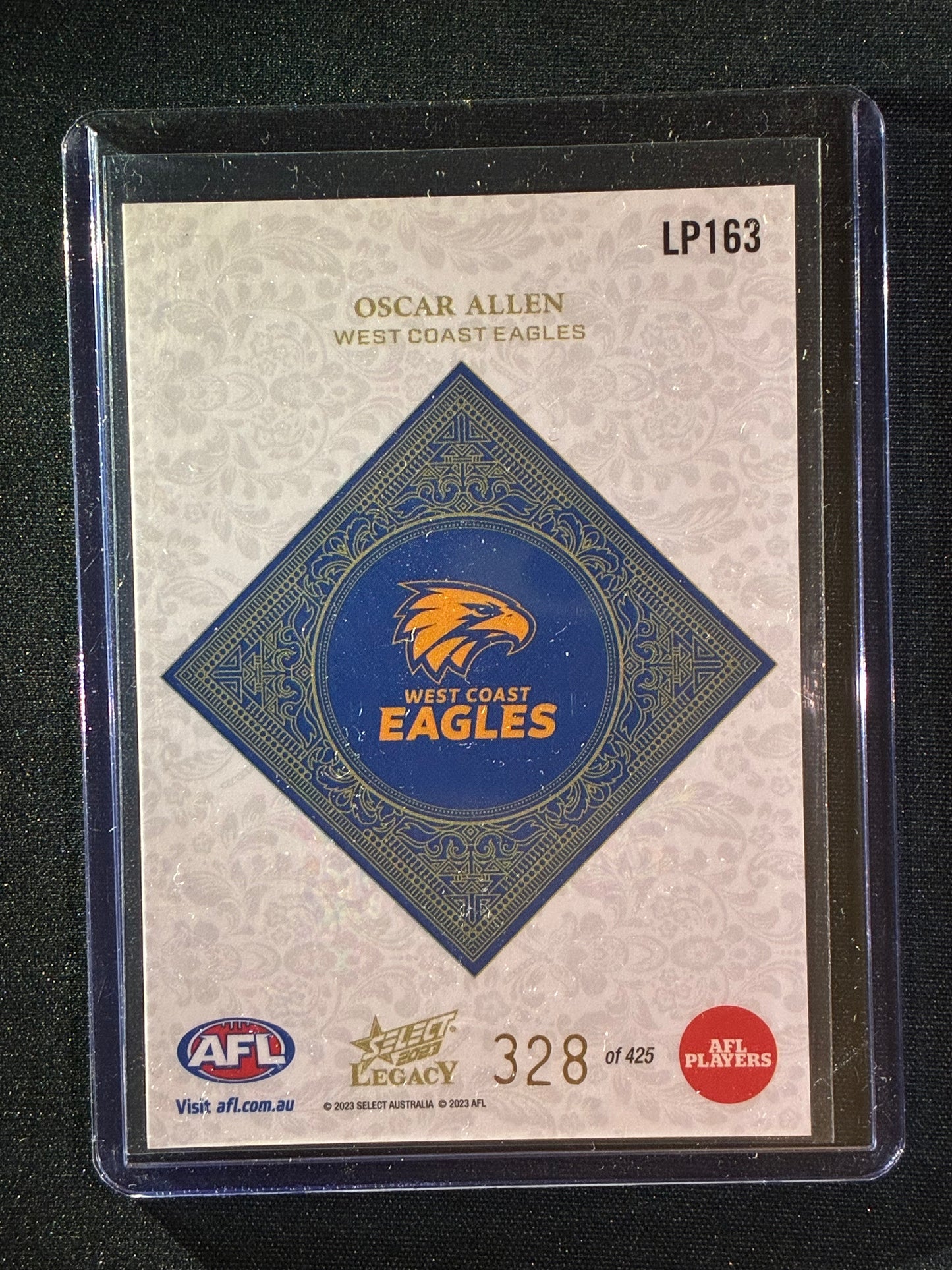 2023 Legacy OSCAR ALLEN Legacy Plus 328/425