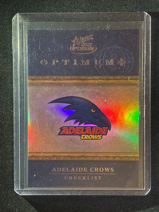 2021 Optimum ADELAIDE CROWS LOGO CHECKLIST Optimum+ Plus Parallel 61/115