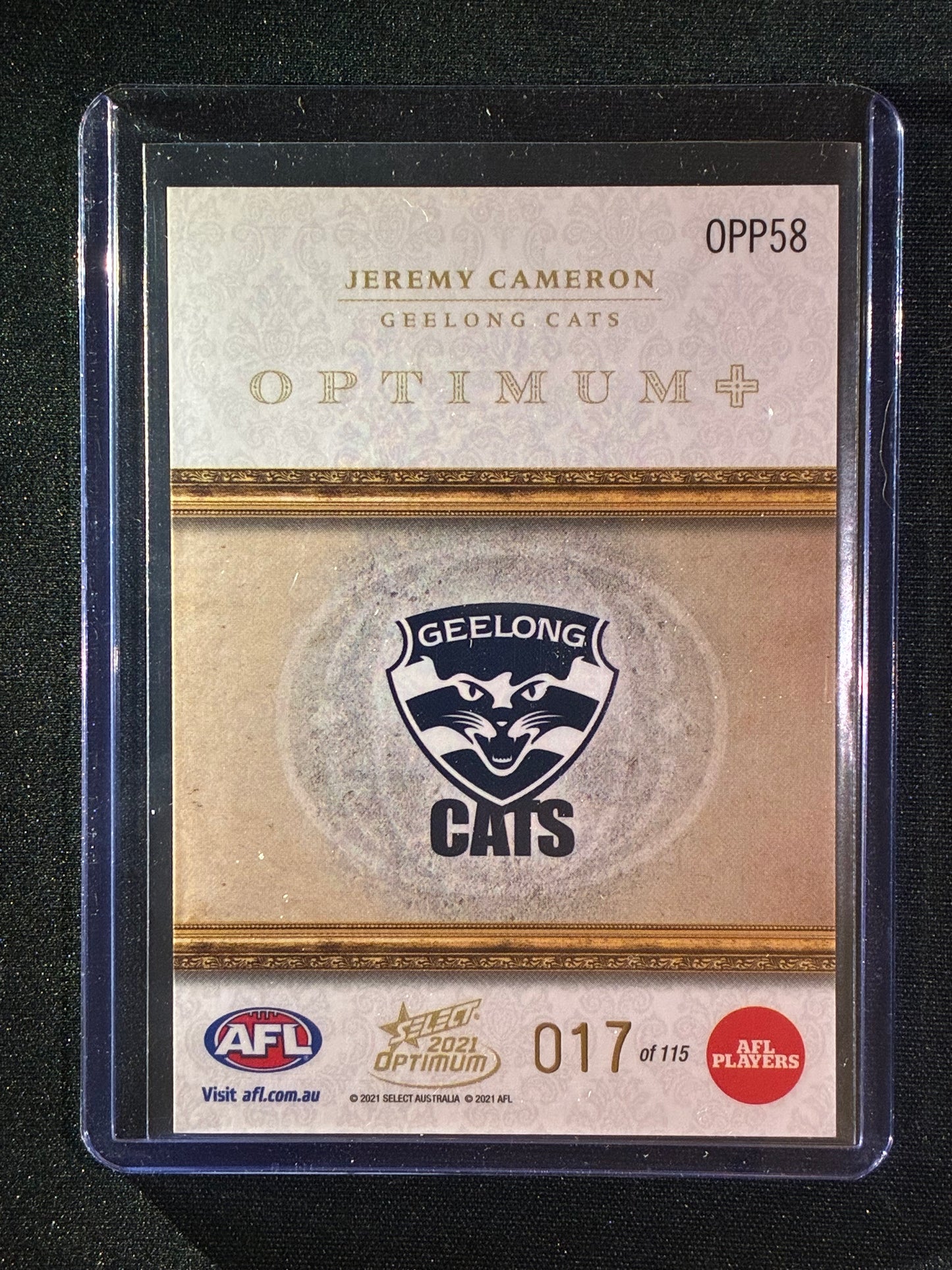 2021 Optimum JEREMY CAMERON Optimum+ Plus Parallel 17/115