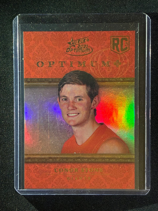 2021 Optimum CONOR STONE Rookie Optimum+ Plus Parallel 39/115