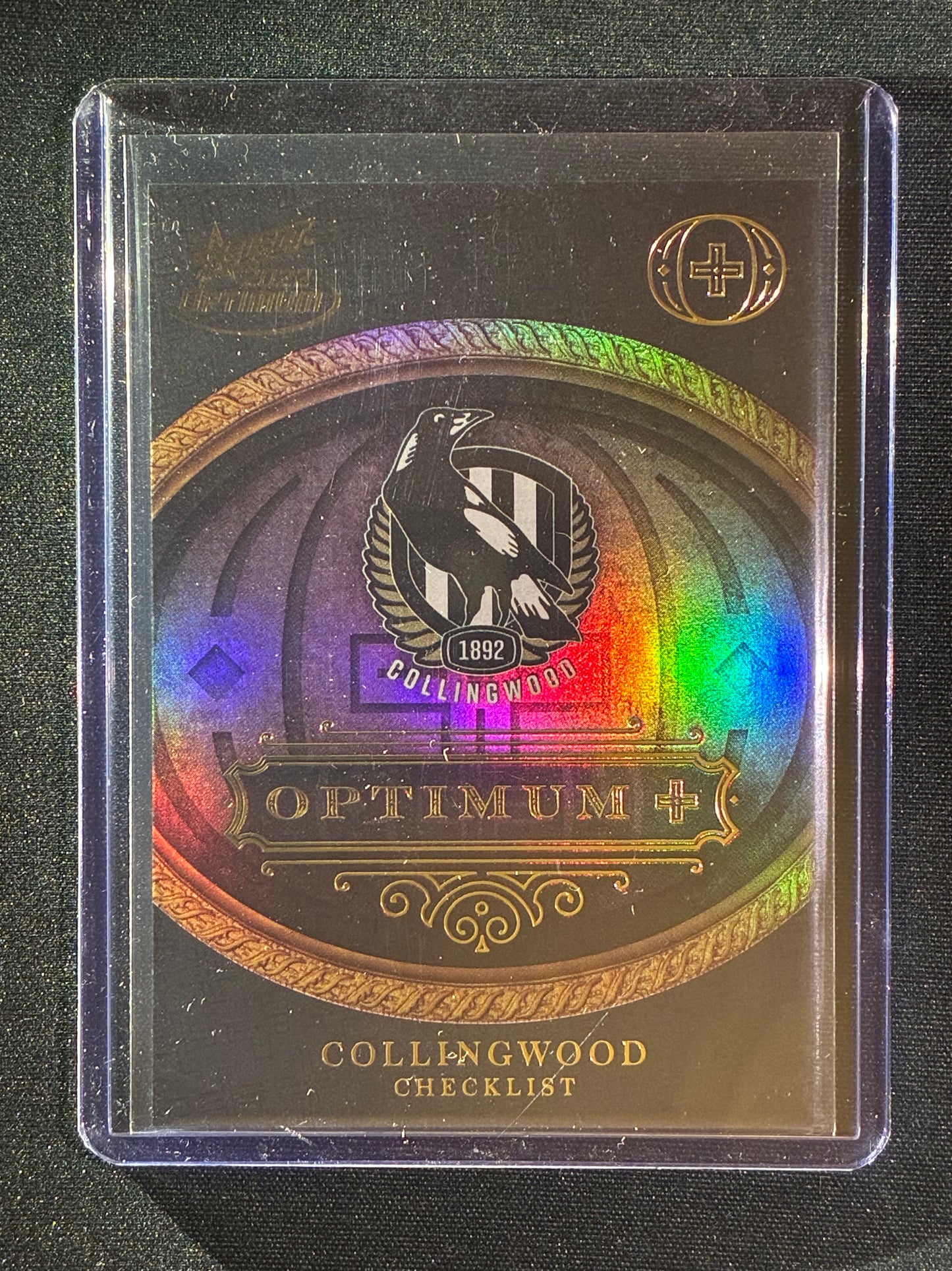 2022 Optimum COLLINGWOOD MAGPIES LOGO CHECKLIST Optimum+ Plus Parallel 47/115