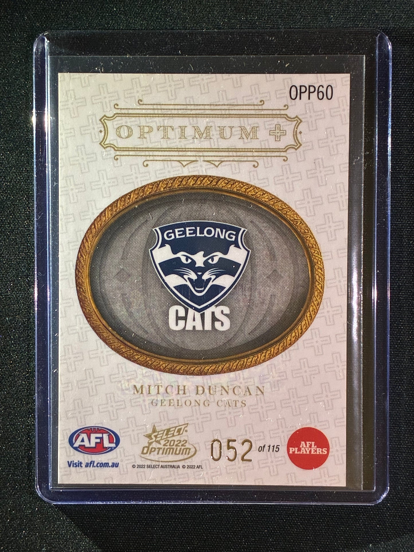 2022 Optimum MITCH DUNCAN Optimum+ Plus Parallel 52/115