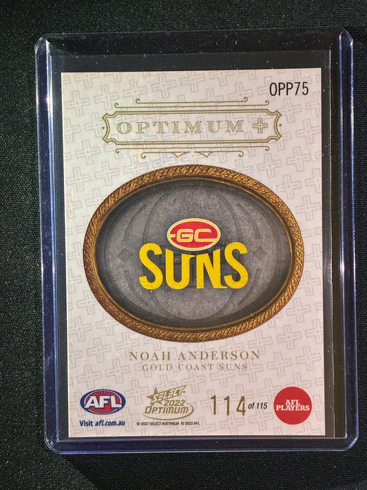 2022 Optimum NOAH ANDERSON Optimum+ Plus Parallel 114/115