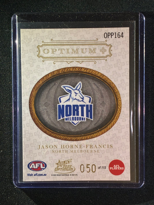 2022 Optimum JASON HORNE-FRANCIS Rookie Optimum+ Plus Parallel 50/115
