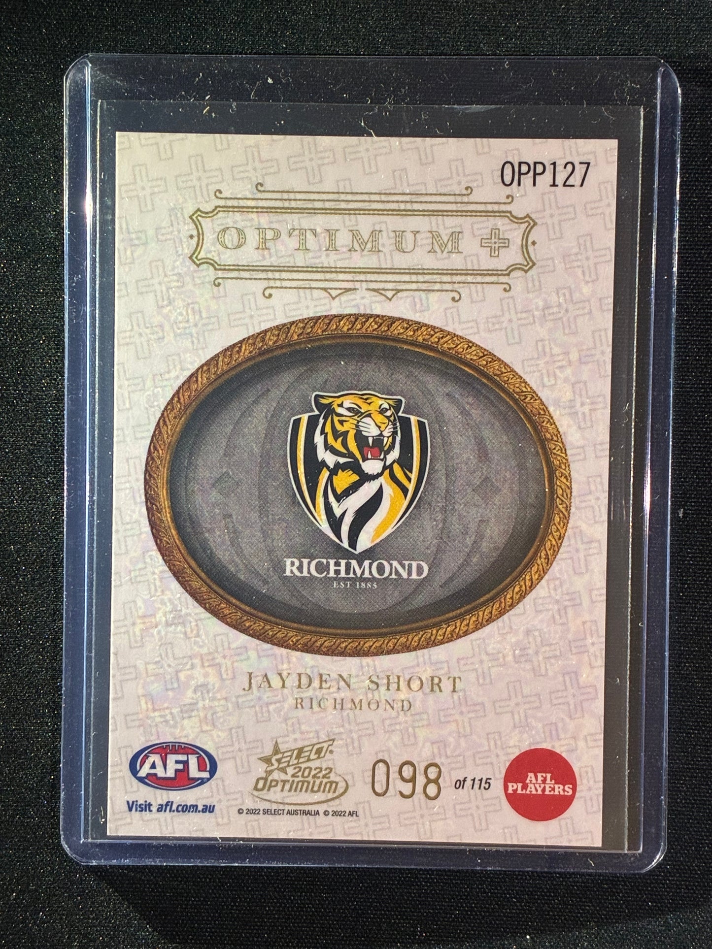 2022 Optimum JAYDEN SHORT Optimum+ Plus Parallel 98/115
