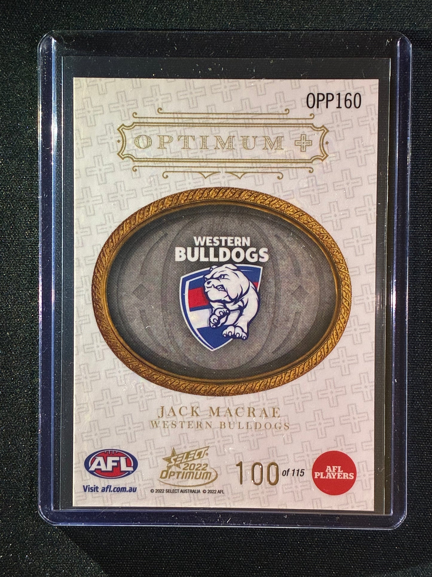 2022 Optimum JACK MACRAE Optimum+ Plus Parallel 100/115
