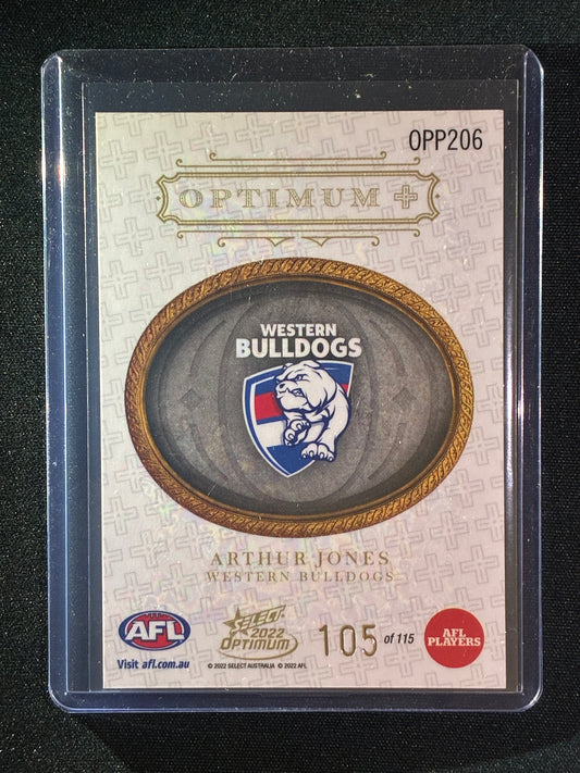 2022 Optimum ARTHUR JONES Rookie Optimum+ Plus Parallel 105/115